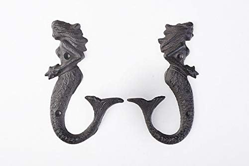 Cast Iron Wall Hooks Pack 2 A466