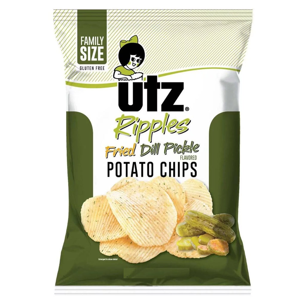 Fried Dill Pickle Flavored Potato Chips 3-Pack 7.75 oz Family Size P572