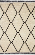 Cream Charcoal Rug 2'7 x 4' L151748