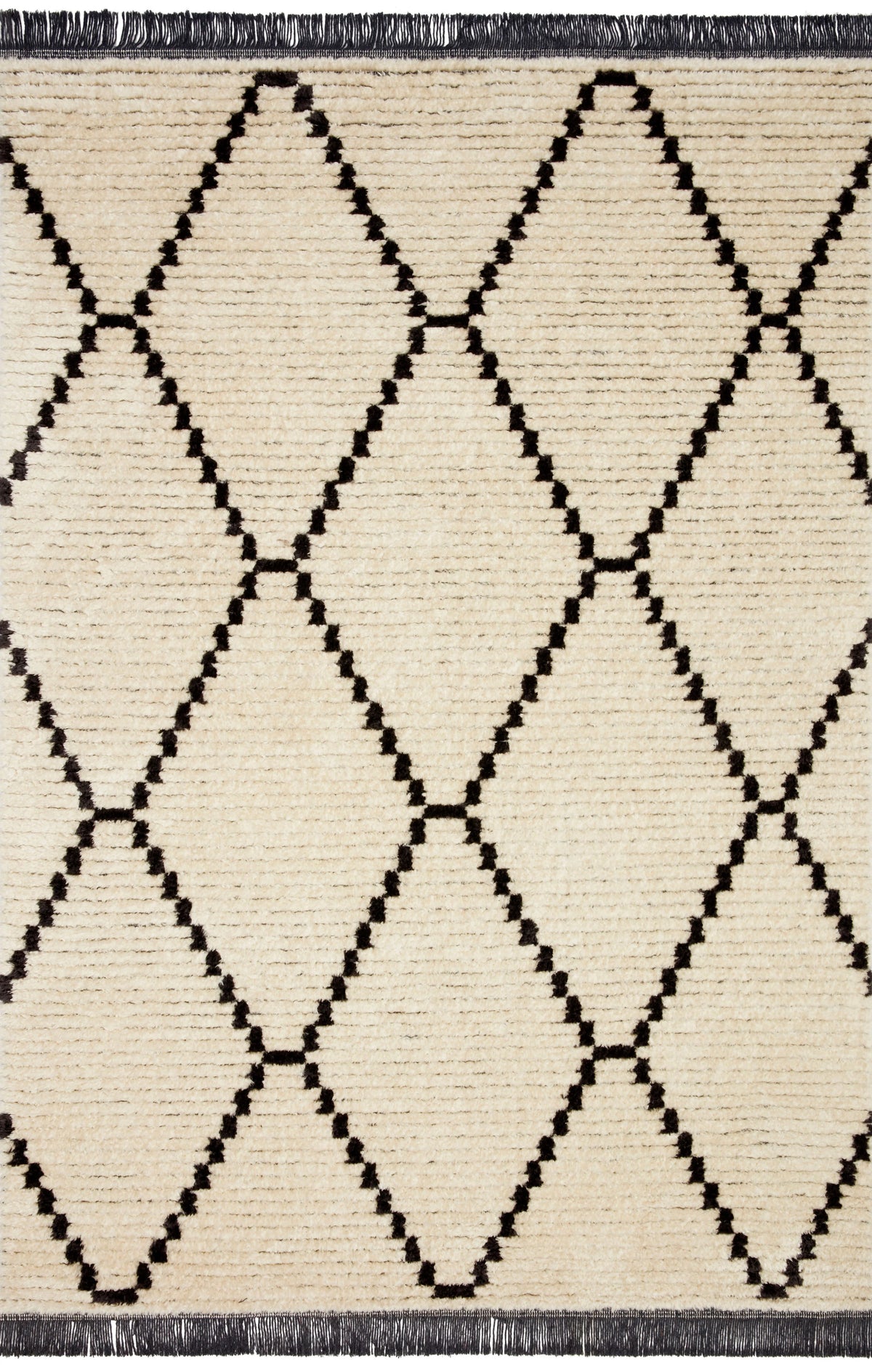 Cream Charcoal Rug 2'7 x 4' L151748