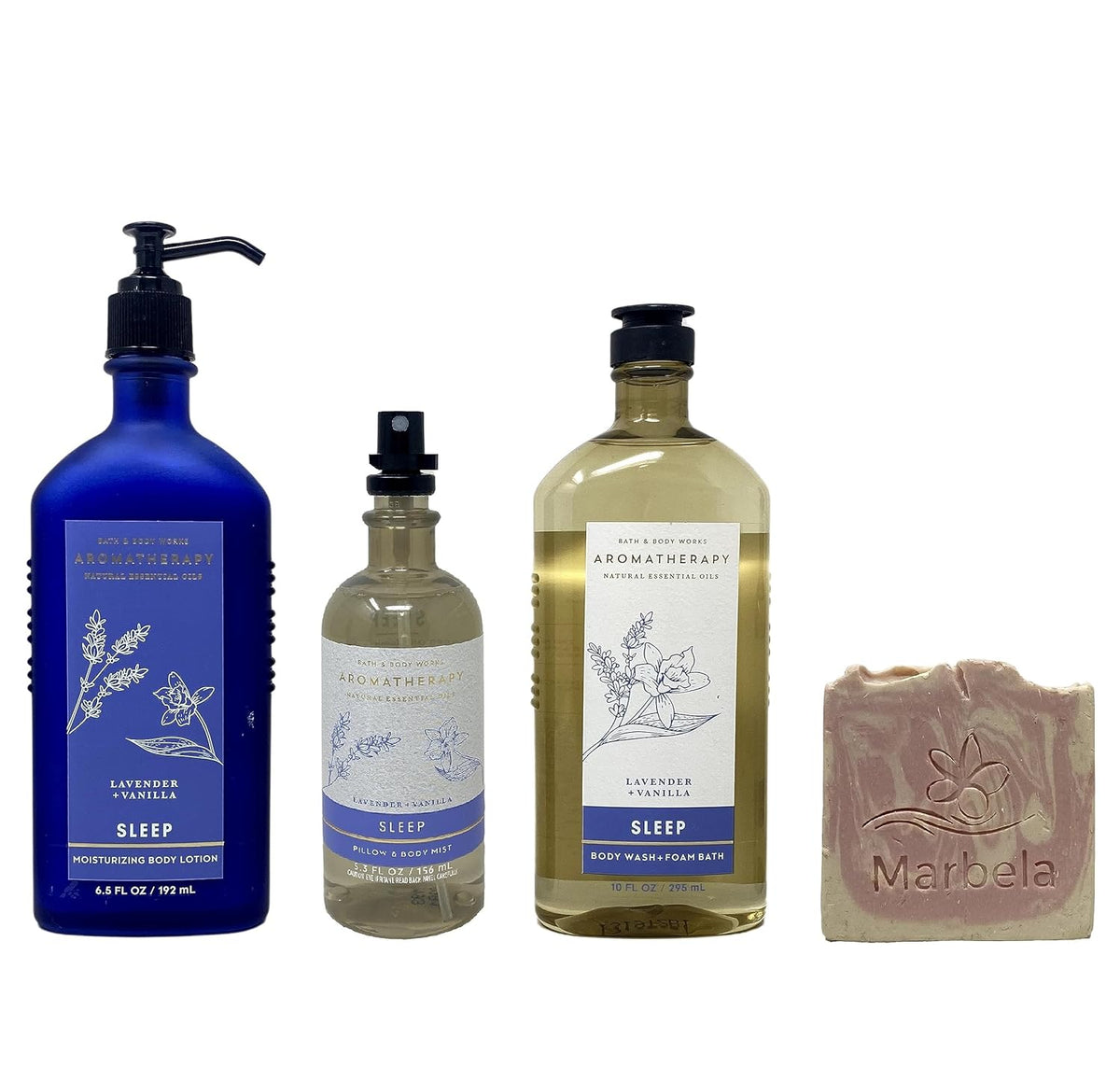Lavender Vanilla 3 Piece Set Body Lotion, Body Wash and Pillow Mist A3685