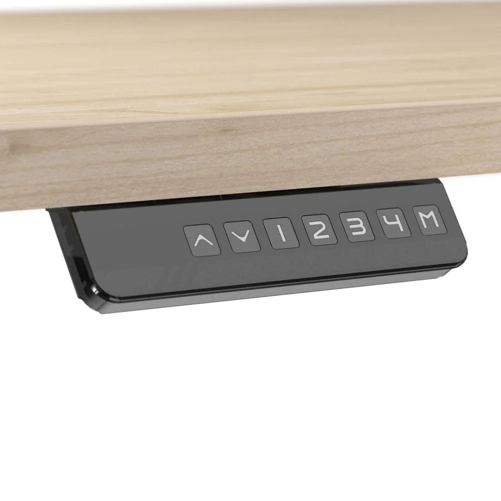 72W Adjustable Standing Desk in Natural Elm C90689