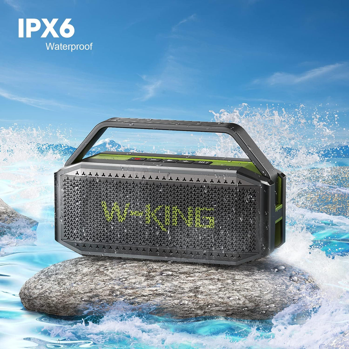 60W Portable Bluetooth Speaker IPX6 Waterproof X725363