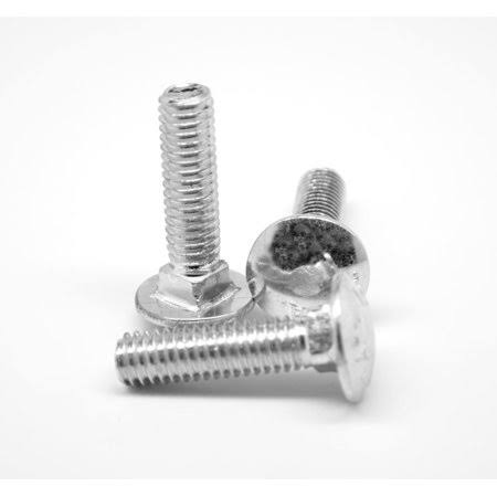 3/8 inch-16 x 4 inch Coarse Thread Grade 5 Carriage Bolt Medium Carbon Steel Zinc Plated Pk 300 S2706
