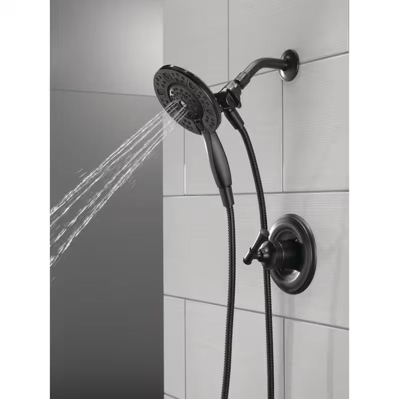 Single-Handle 4-Spray Shower Faucet 1.75 GPM Matte Black X952