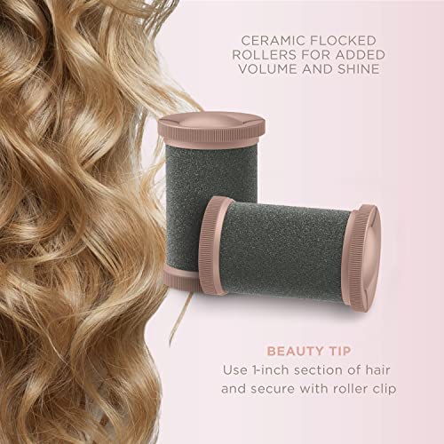 Ceramic 1 1/2-inch Hot Rollers with Super Clips V6379