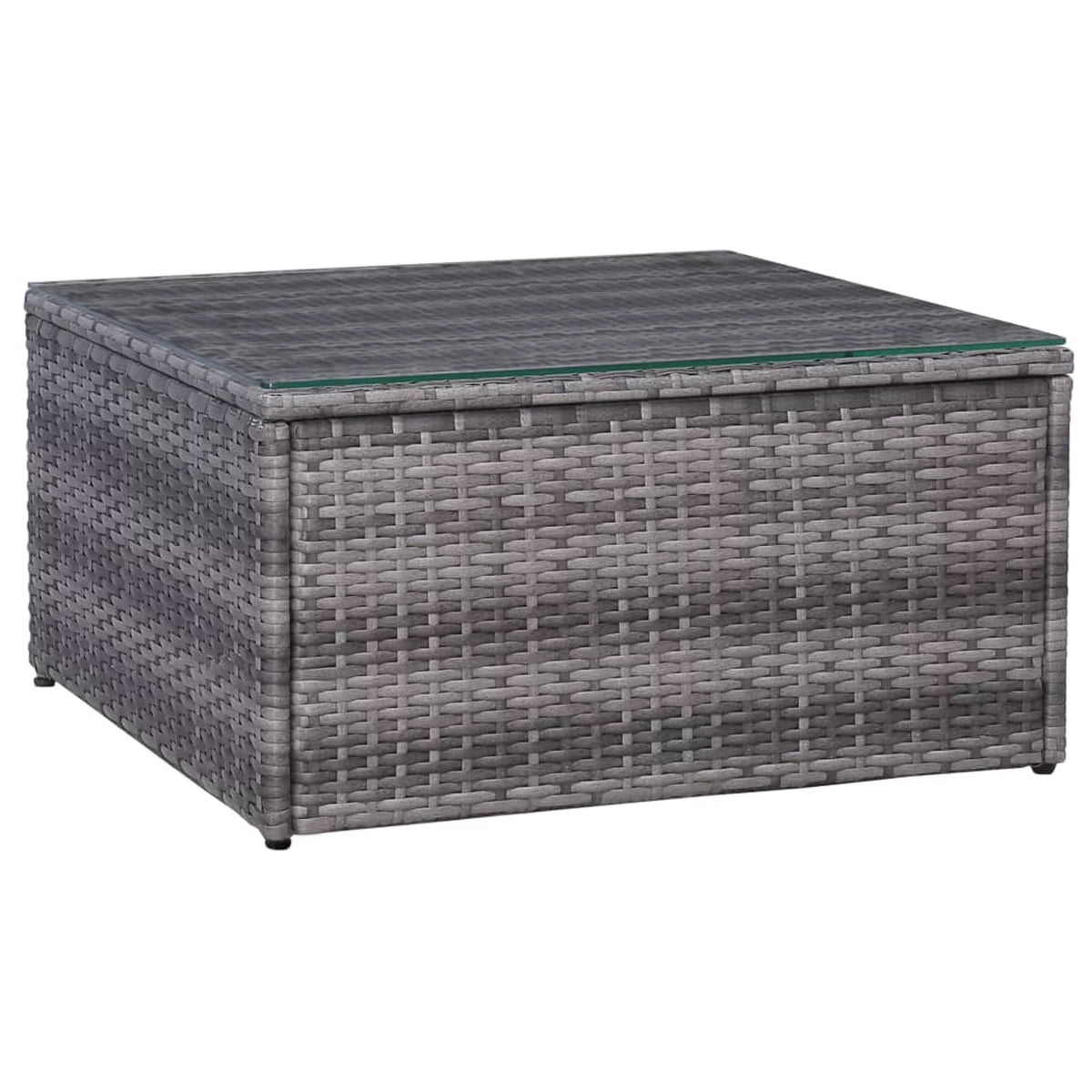 5 Piece Poly Rattan Patio Sofa Set with Cushions J50329