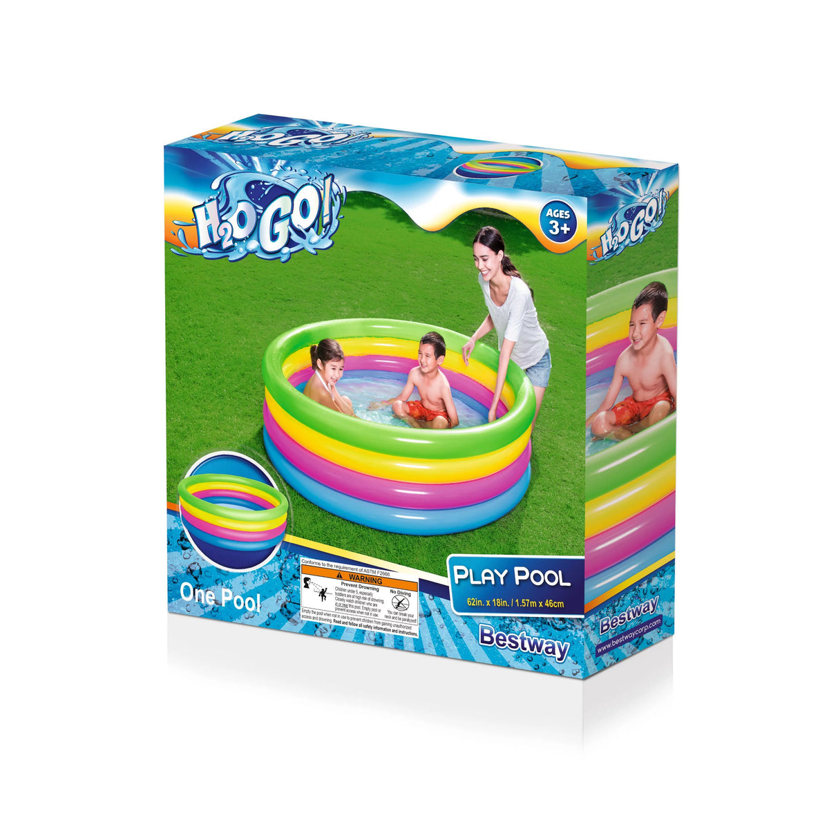 Inflatable Round Kids Swimming Pool R2103