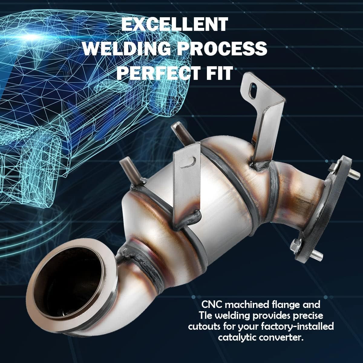 Front Catalytic Converter for 2011-2016 Chevrolet Cruze Trax Sonic 1.4L Z847378