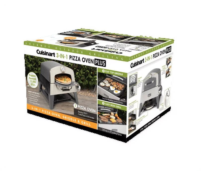 3-in-1 Pizza Oven, Griddle, and Grill U4577