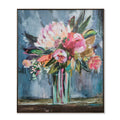 Floral Still Life Framed Wall Canvas U17150