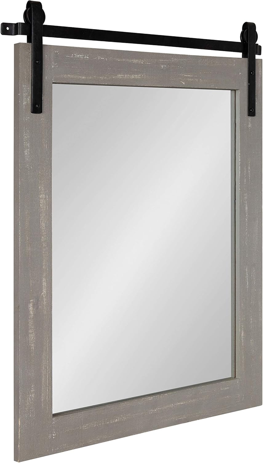 White Wood Framed Wall Mirror M8865