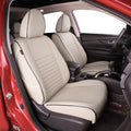 Custom Fit Full Set Car Seat Covers Leatherette Black/Grey J232100