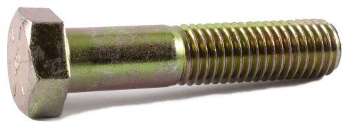 1 1/4-12 x 3 Grade 8 Hex Cap Screw Yellow Zinc Plated L67976