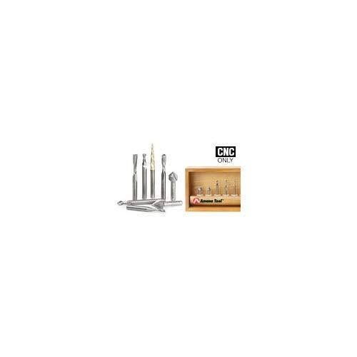 8-Pc CNC Router Bit Collection, 1/4 Shank X910