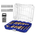276 Piece Titanium Twist Drill Bit Set with S2 Bits, High Speed Steel Z62824
