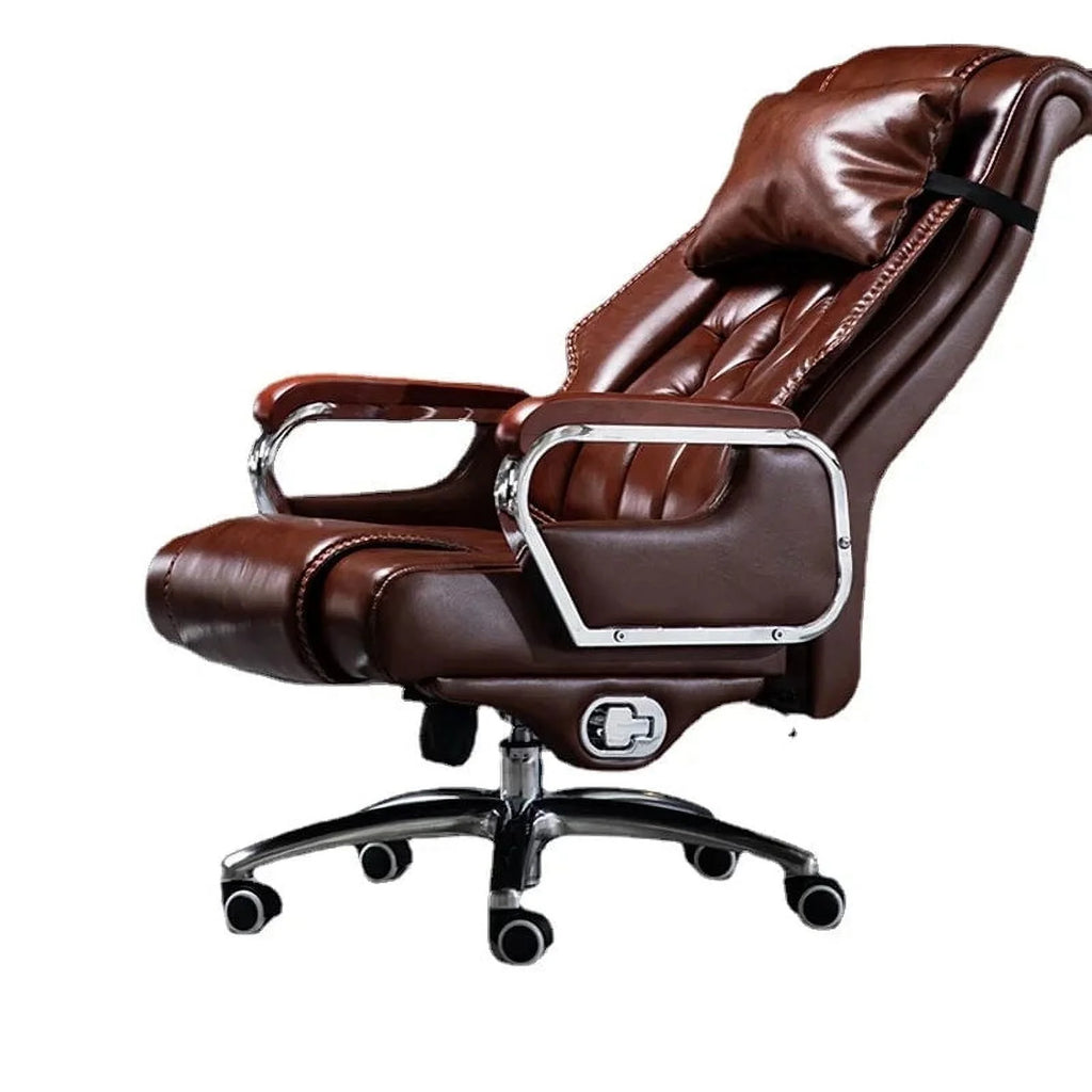 Leather Swivel Recliner Office Chair M965474