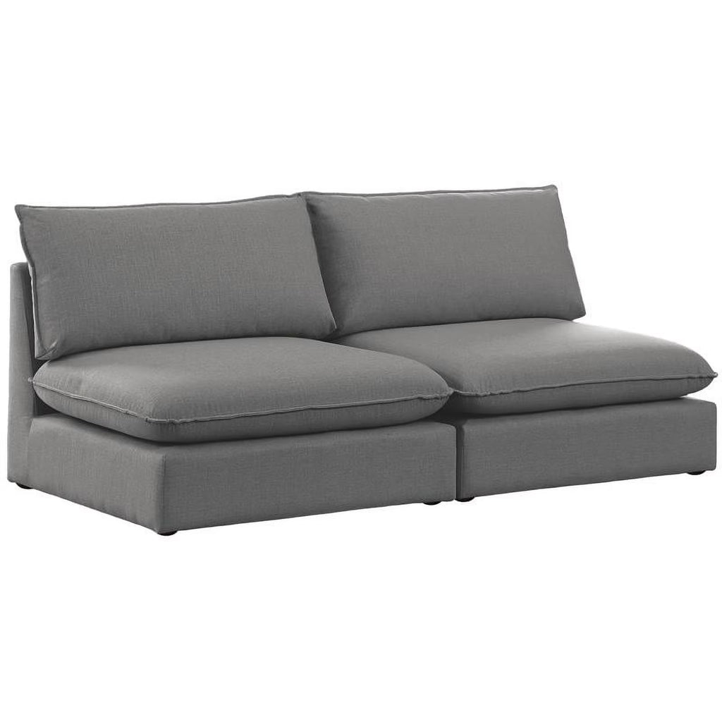 Grey Linen Textured Modular Sofa Q172347