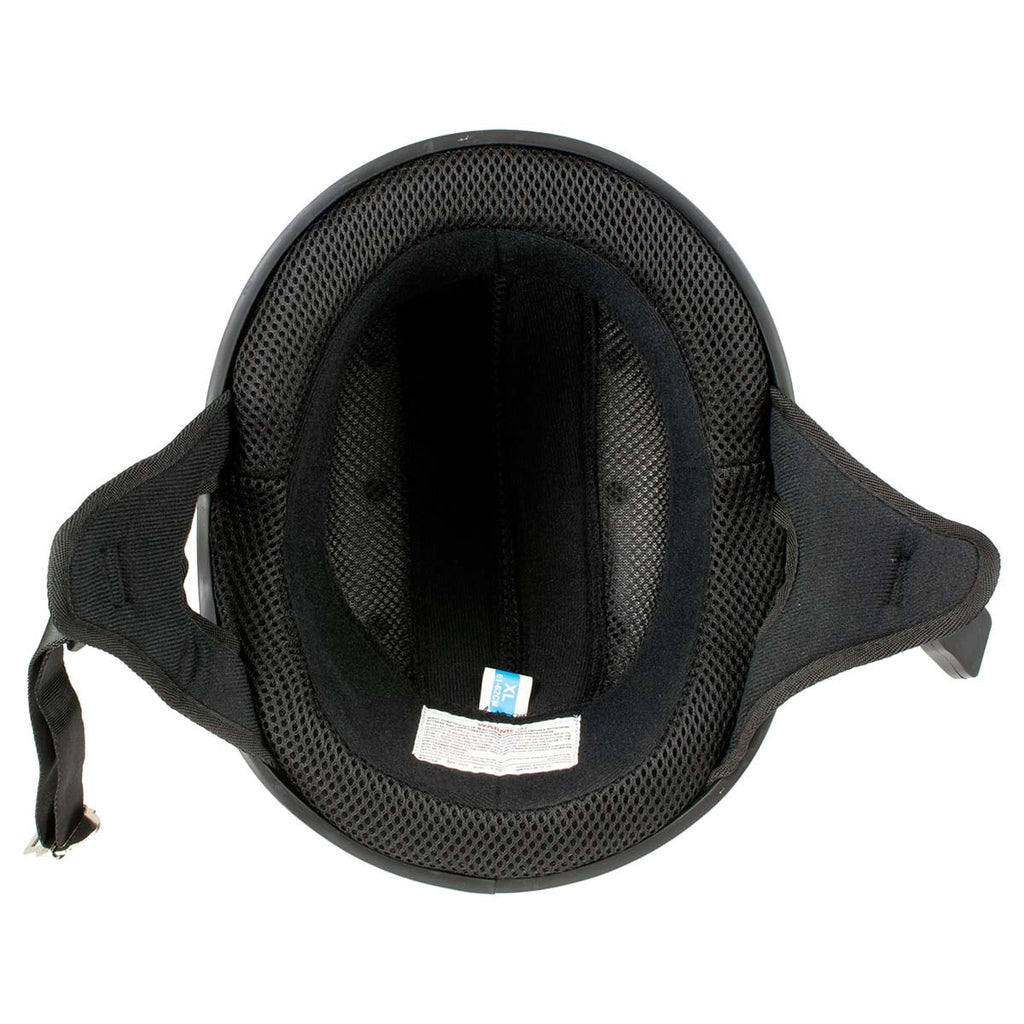 Flat Black Motorcycle DOT Half Helmet C548