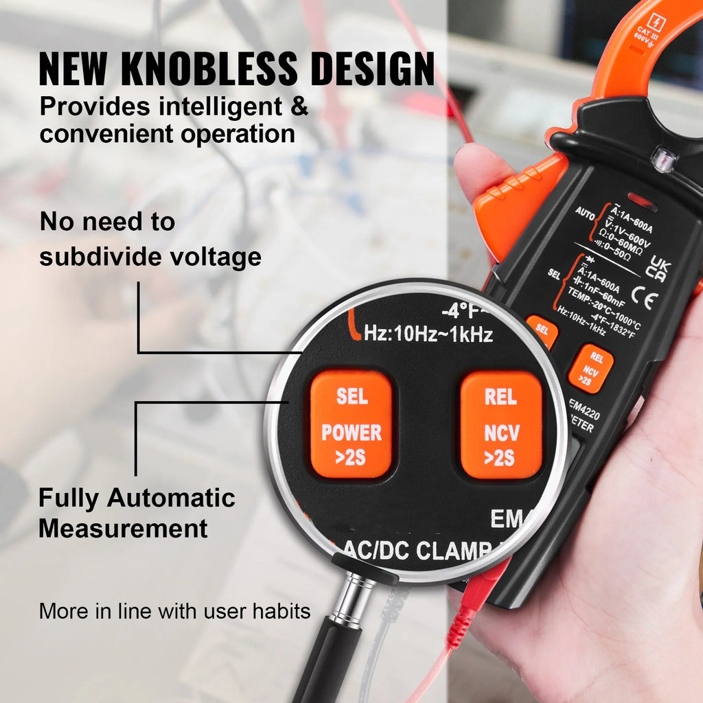 6000 Counts True RMS Digital Clamp Meter N858408
