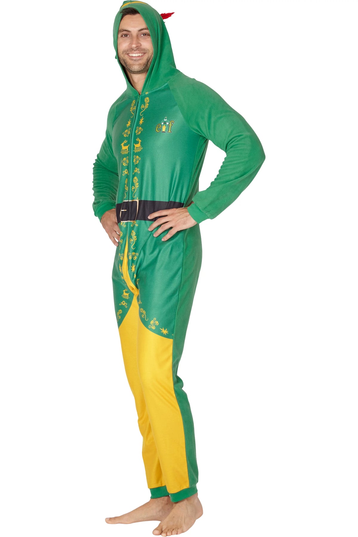 Green One Piece Costume Pajama Set O4743