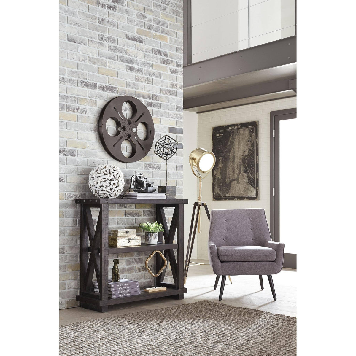 Wood Bookcase L3377