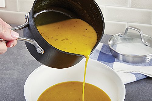 Classic Nonstick Sauce Pan with Cover, 3.5 quart, Grey A34241