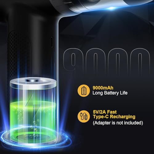 120000RPM 3 Speeds Cordless Electric Air Duster 7600mAh M53011