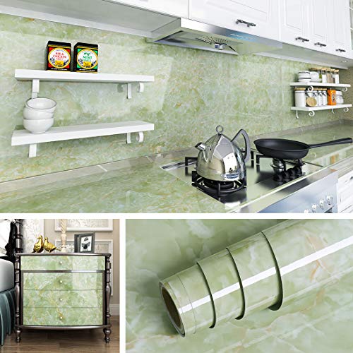 Green Marble Contact Paper 15.8x78.8 F77689