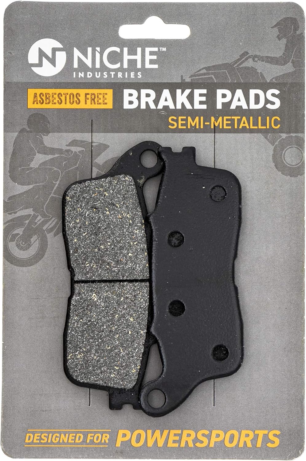 Brake and Parking Pad Set, Semi-Metallic, Pack of 2 S27974