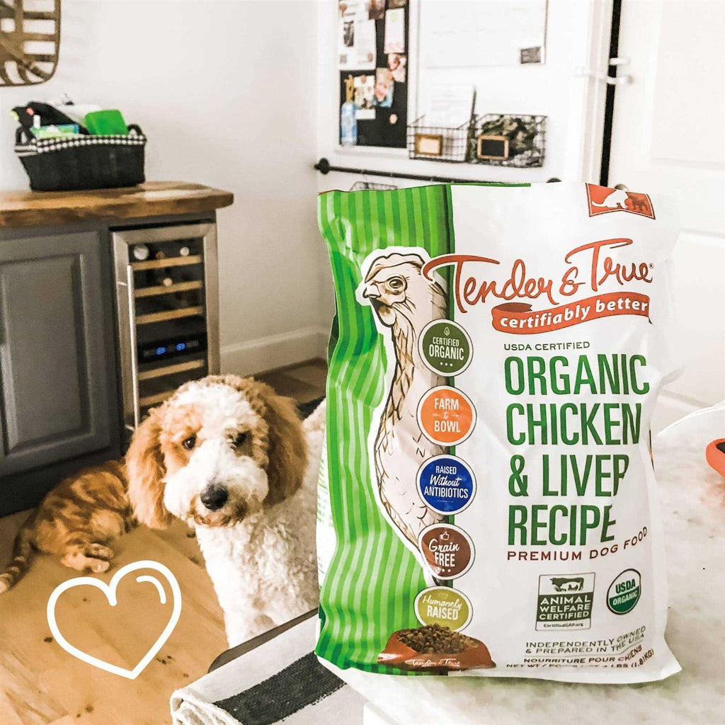 Organic Chicken & Liver Recipe Dry Dog Food N9179