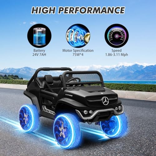 White 2 Seater 24V Battery Powered Ride On Truck J141