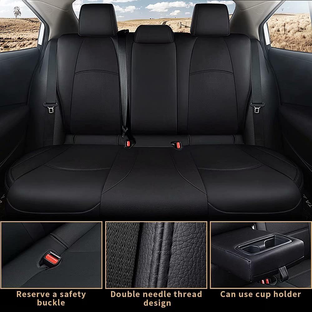 Waterproof Faux Leather Full Set Car Seat Covers H909267