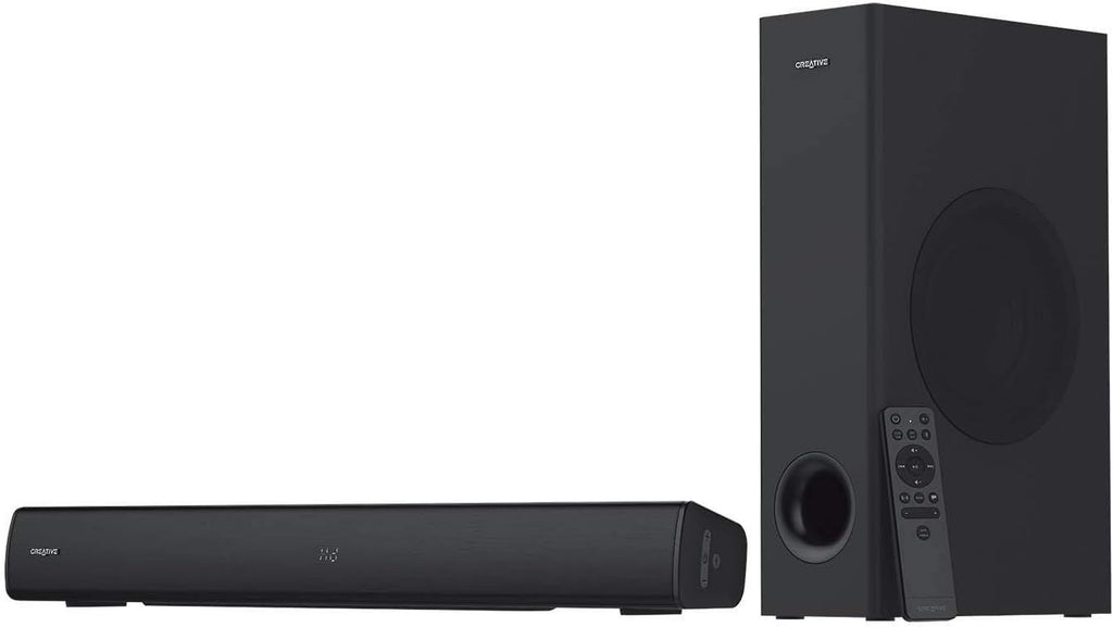 2.1 Soundbar with Subwoofer, Bluetooth 5.0, TV ARC, Optical, USB Audio, Wall Mountable J525