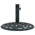 Green Cast Iron Umbrella Base Stand Q3268