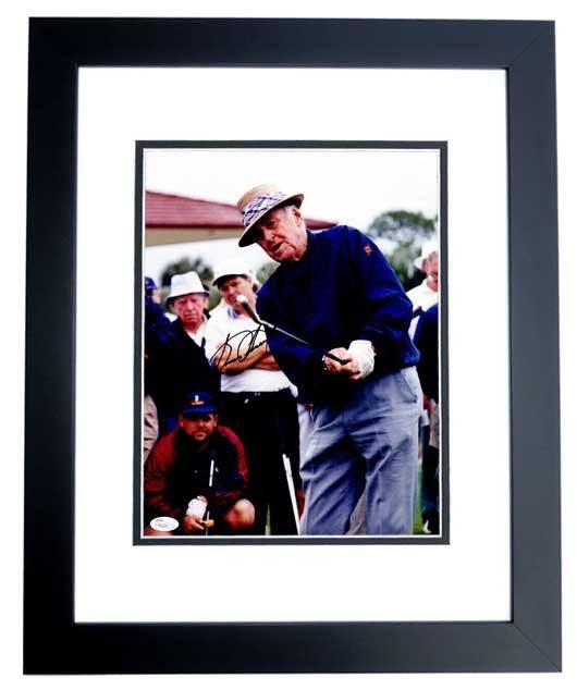 Sam Snead Signed Golf 11 x 14 in. Photo Black Custom Frame P9004