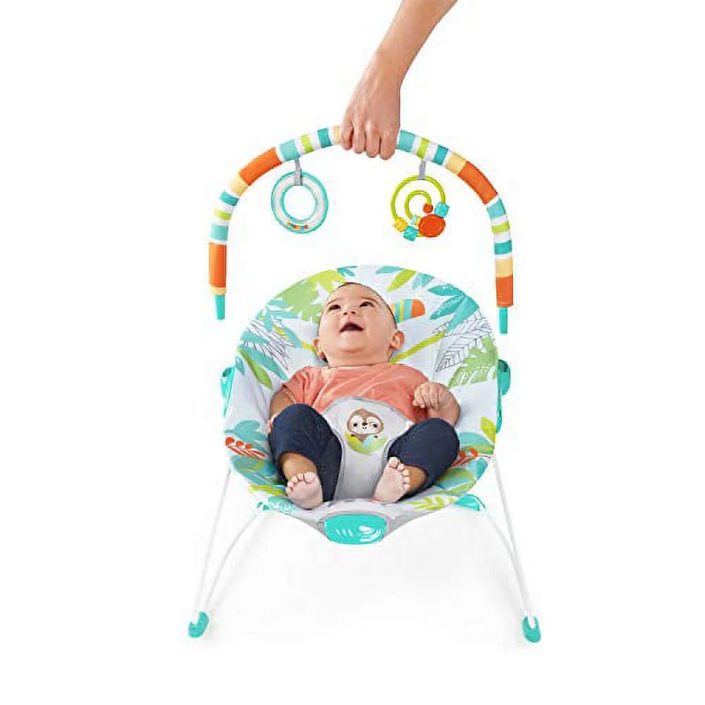 Vibrating Bouncer with Toy Bar D6532