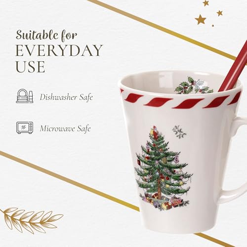 14oz Mug & Spoon Set (4-Piece) Earthenware P880