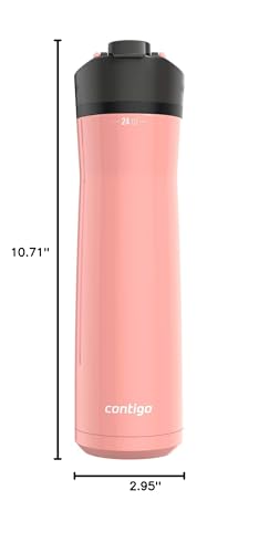 Vacuum-Insulated Stainless Steel Water Bottle 24oz 2-Pack L70517