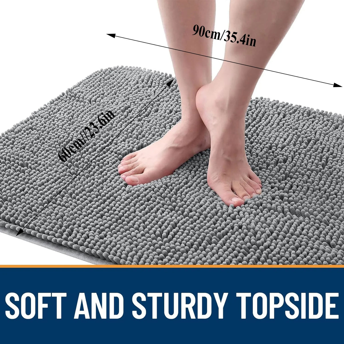 Non-Slip Washable Microfiber Door Mat O36760