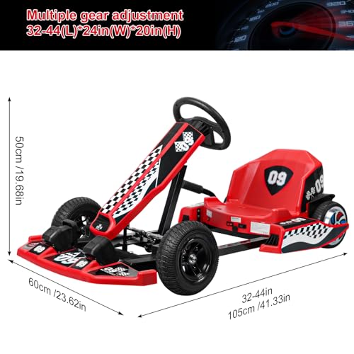 36V Electric Go Kart 350W Drift Kart 16 MPH K550312