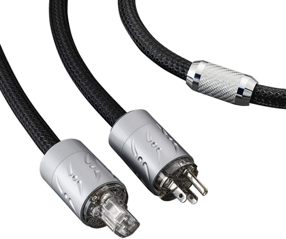 Audiophile Power Cable Copper AC Mains Cord with Rhodium Plated Connector G562