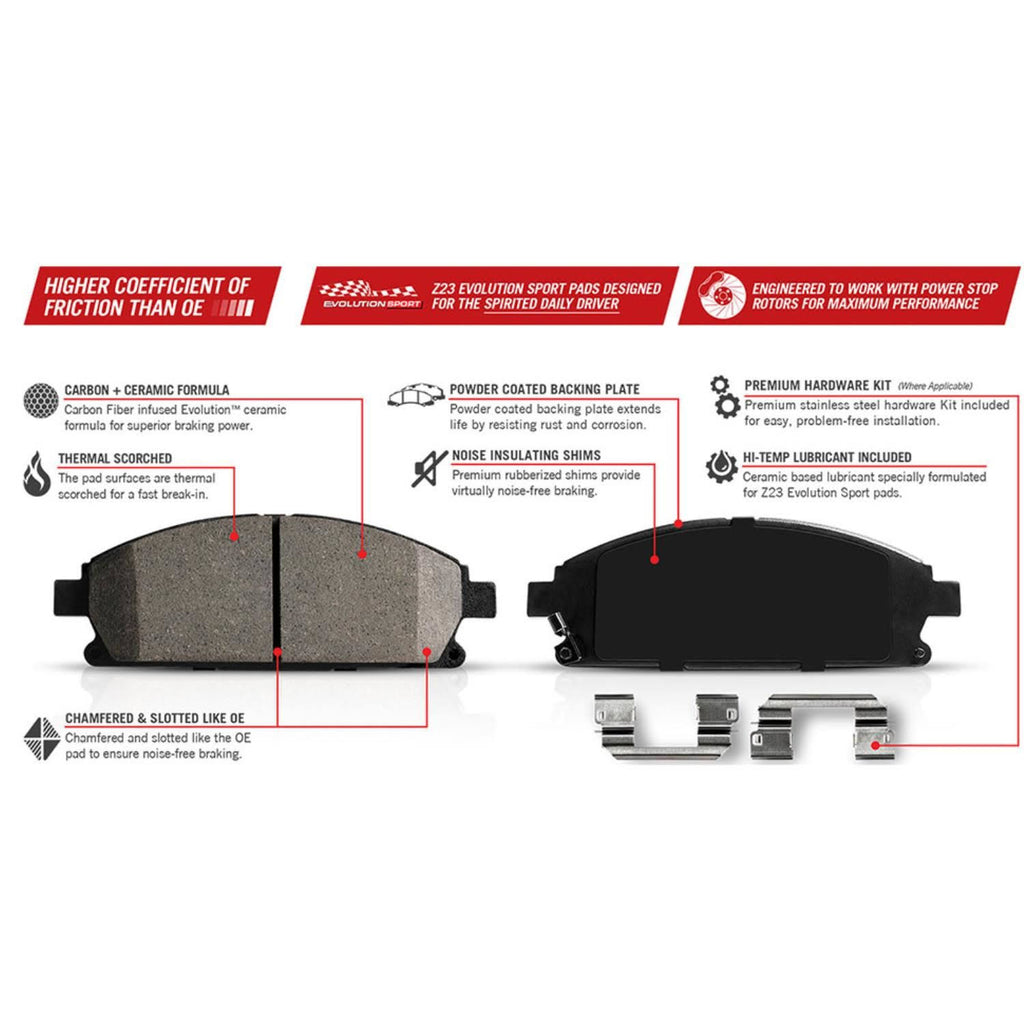 Front Z23 Evolution Sport Brake Kit I5572