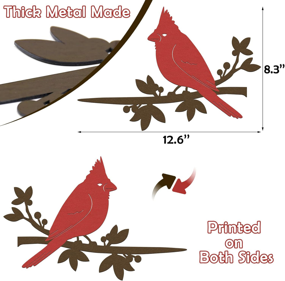 Metal Bird Wall Decor J328