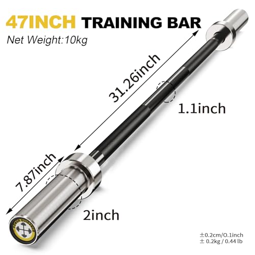 Chrome 2 Inch Olympic Barbell Bar Y6991