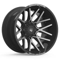 20x9 8x180 +18mm Black/Machined Wheel Rim L349035