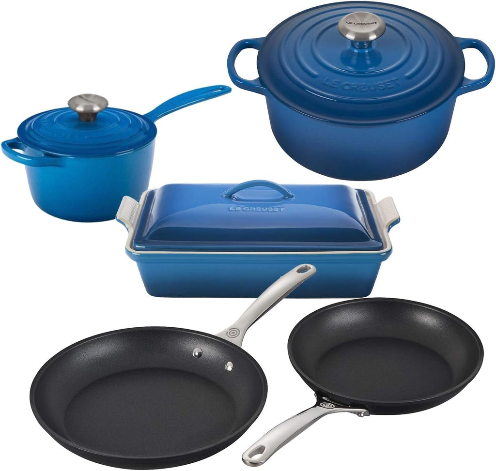 Enameled Cast Iron and Nonstick Cookware Set U161687