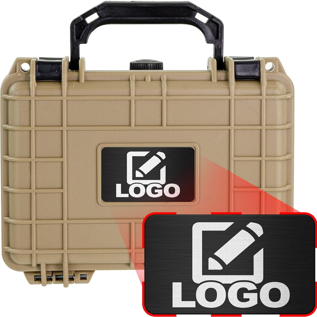 Hard Case Water & Shock Proof with Foam 8.12 inch 6.56 inch 3.56 inch Black J111
