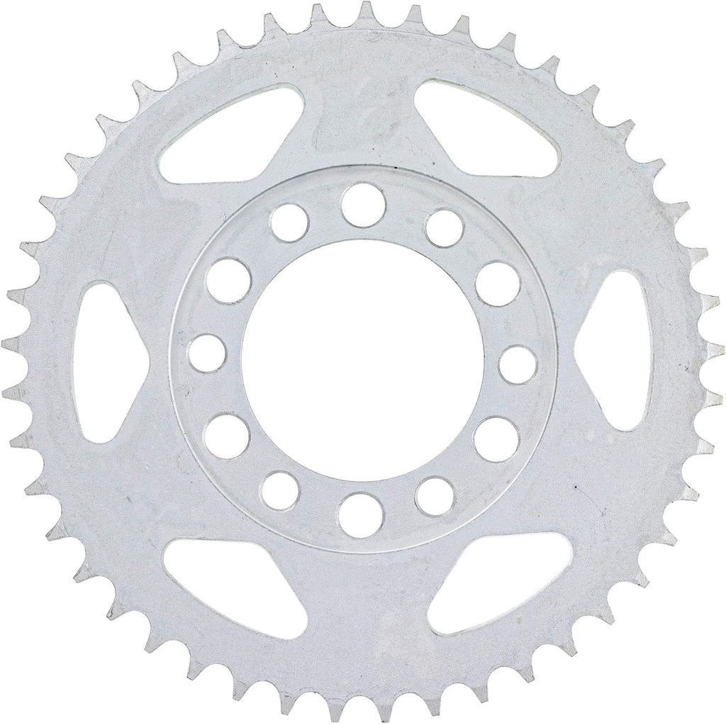 Drive Sprocket Chain Combo Front 16 Rear 45 Tooth 428HZ Standard 112 Links Pack of 2 U5538