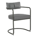 Grey Faux Leather Dining Chair (Set of 2) E30216